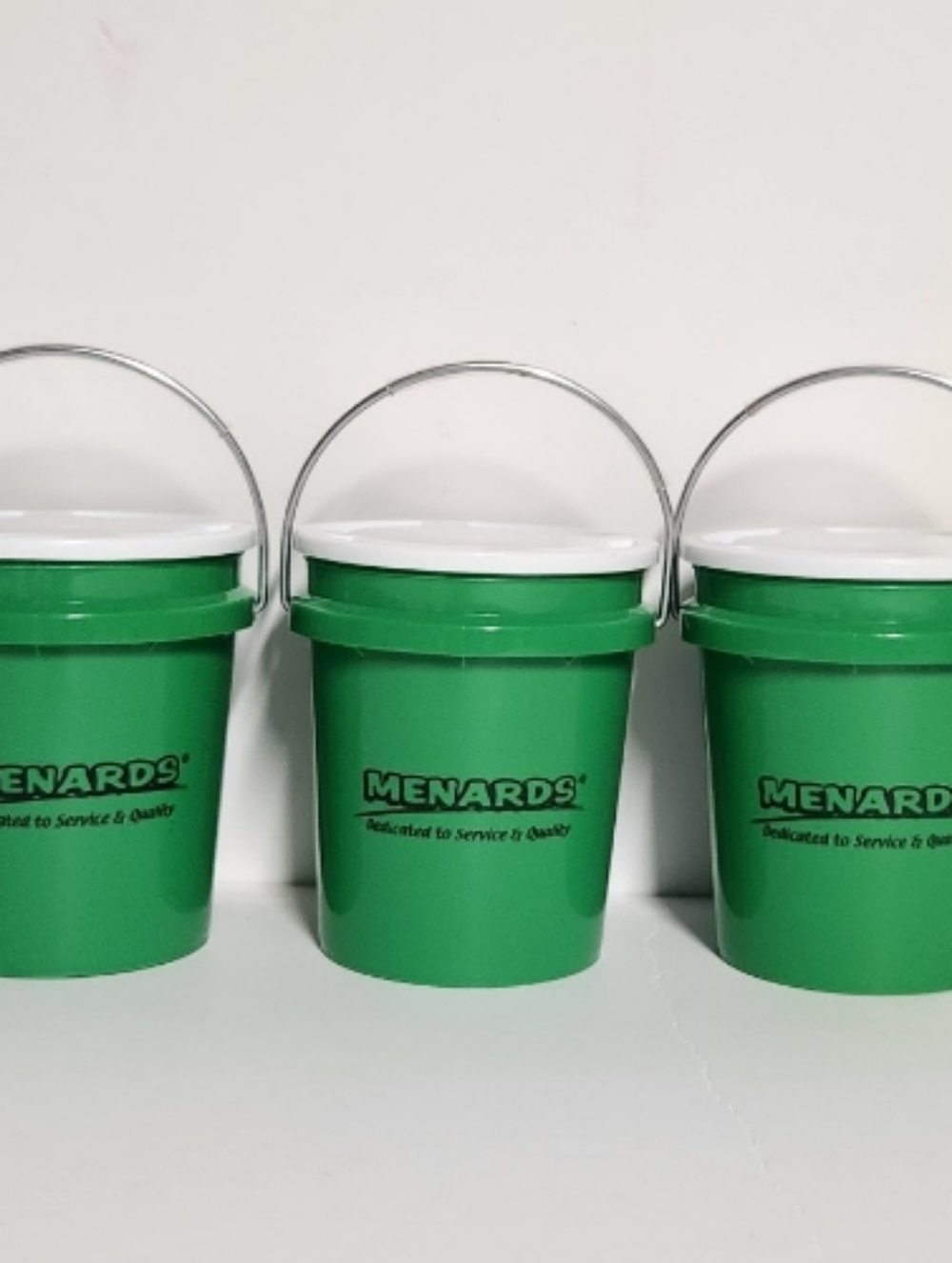 Menards 400 mL Mini Bucket with Lids - Lot of 3